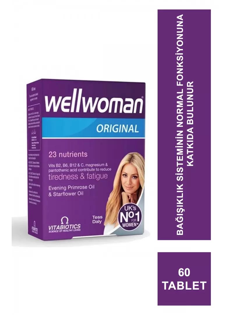 Vitabiotics Wellwomen Original 60 Kapsül