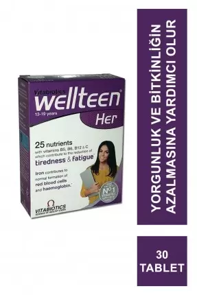 Vitabiotics Wellteen Her 30 Tablet