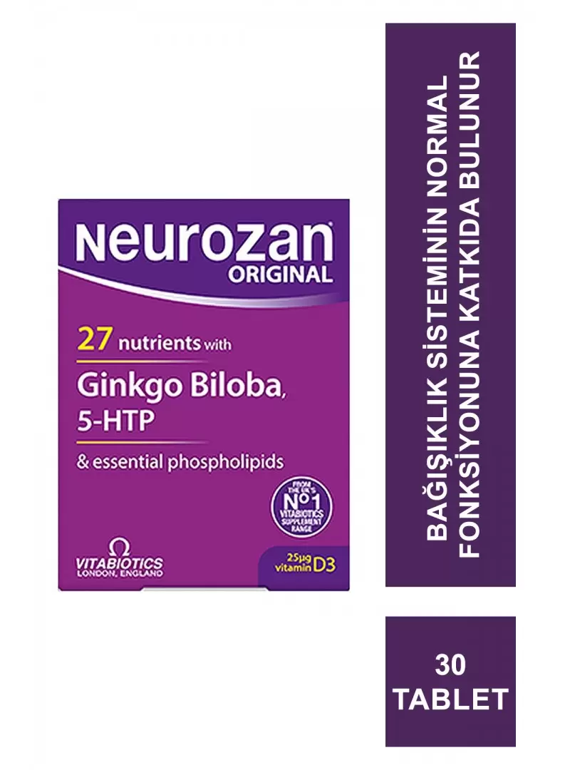 Vitabiotics Neurozan Original 30 Tablet