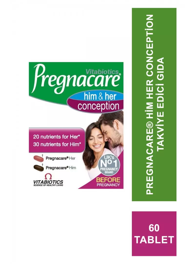 Vitabiotics Pregnacare Him & Her Conception 60 Tablet