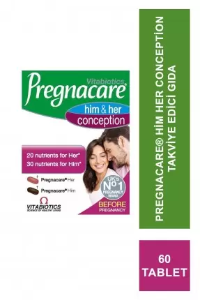 Vitabiotics Pregnacare Him & Her Conception 60 Tablet