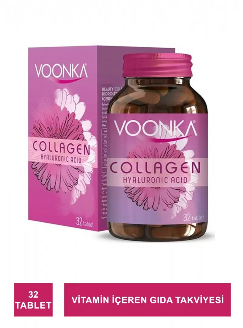 Voonka Beauty Collagen Hyaluronic Acid 32 Tablet