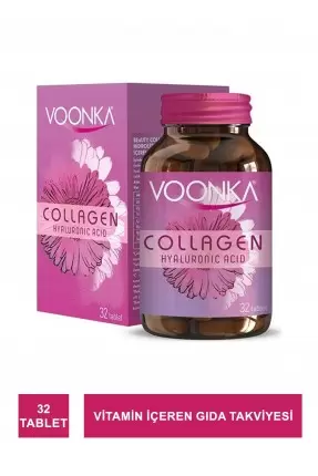 Voonka Beauty Collagen Hyaluronic Acid 32 Tablet