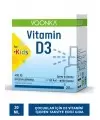 Voonka Vitamin D3 for Kids 400 IU Sprey&Damla 20 ml