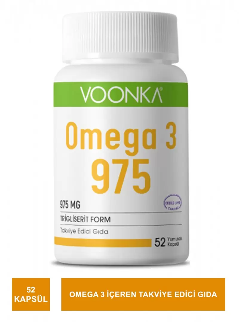 Voonka Omega 3 975 mg 52 Kapsül