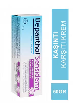 Bepanthol Sensiderm Krem 50 gr - Kaşıntı İçin Krem (S.K.T 03-2024)