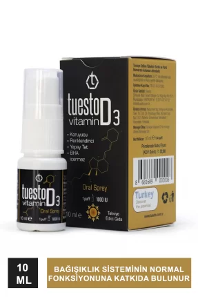 Tuesto Vitamin D3 1000IU Oral Sprey 10ml