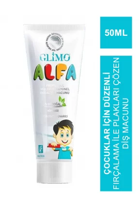 Glimo Alfa Kids Doğal Diş Macunu 50 ml