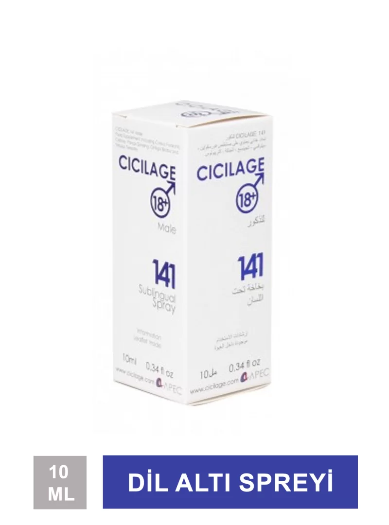 Cicilage Men 141 Dilaltı Spreyi 10 ml