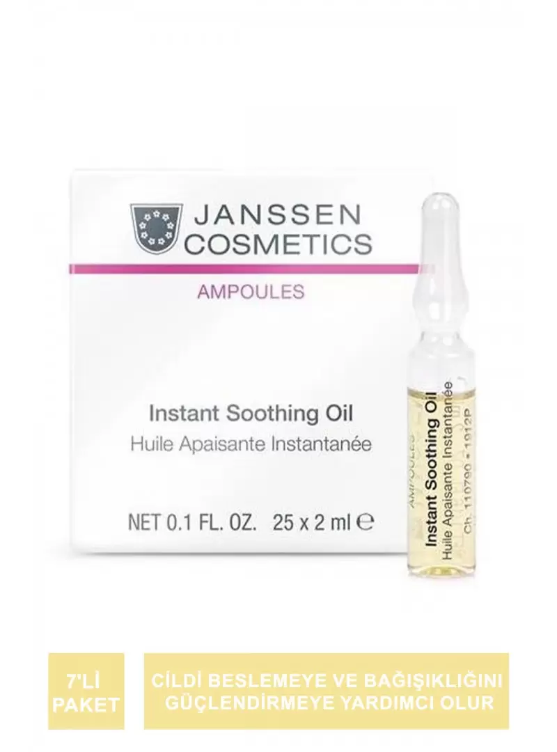 Janssen Instant Soothing Oil Ampul 7'li Paket