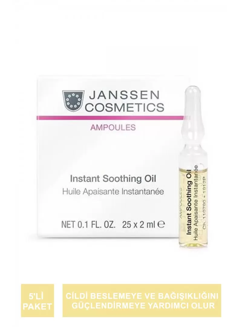 Janssen Instant Soothing Oil Ampul 5'li Paket