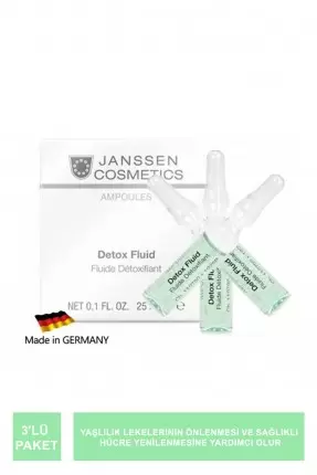 Janssen Detox Fluid Ampul 3'lü Paket