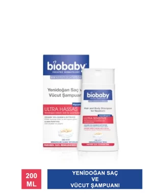 Biobaby Yenidoğan Saç ve Vücut Şampuanı 200 ml