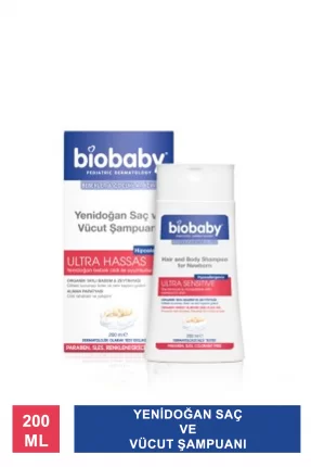 Biobaby Yenidoğan Saç ve Vücut Şampuanı 150 ml