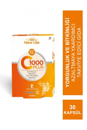 New Life C-1000 Plus Takviye Edici Gıda 30 Kapsül