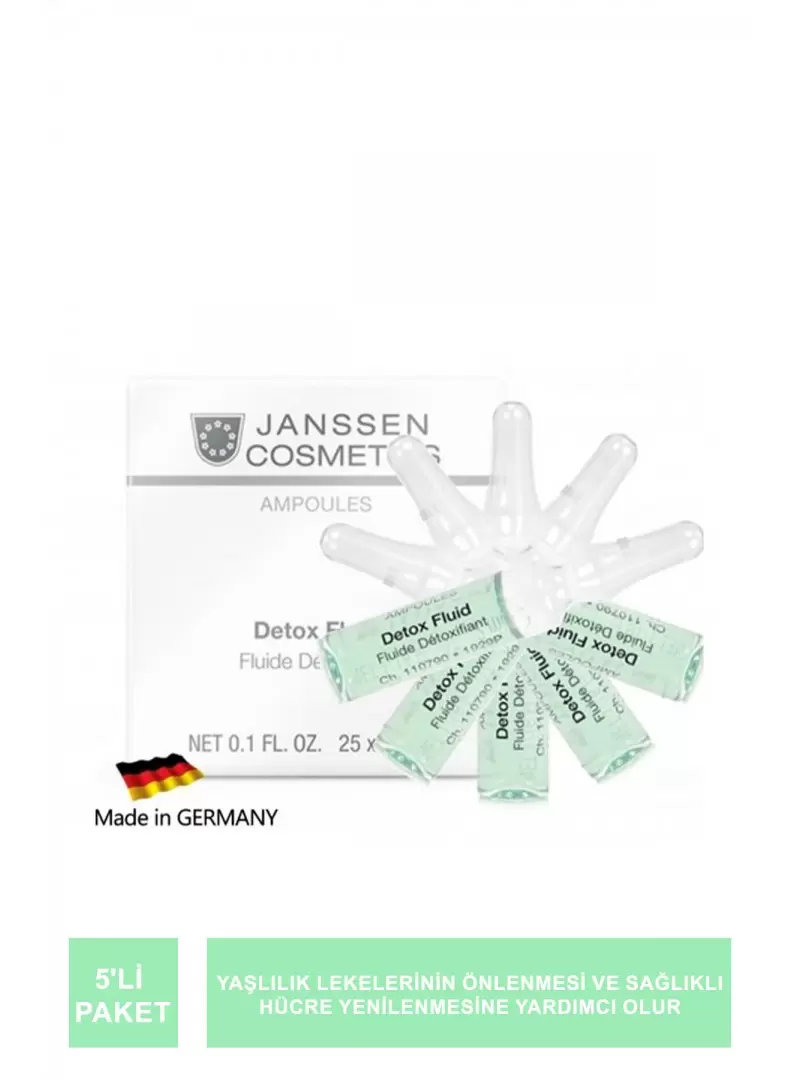 Janssen Detox Fluid Ampul 5'li Paket