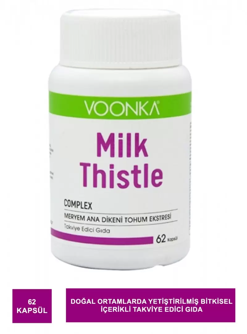 Voonka Milk Thistle Complex 62 Kapsül