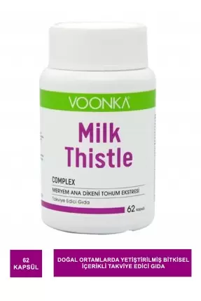 Voonka Milk Thistle Complex 62 Kapsül