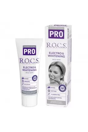 Rocs Pro Electro & Whitening Diş Macunu 60 ml