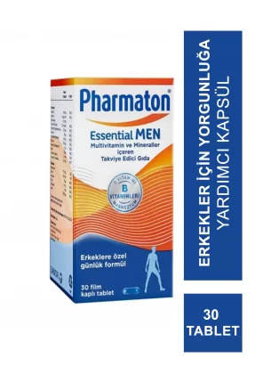 Pharmaton Essential Men Takviye Edici Gıda 30 Tablet (S.K.T 05-2024)