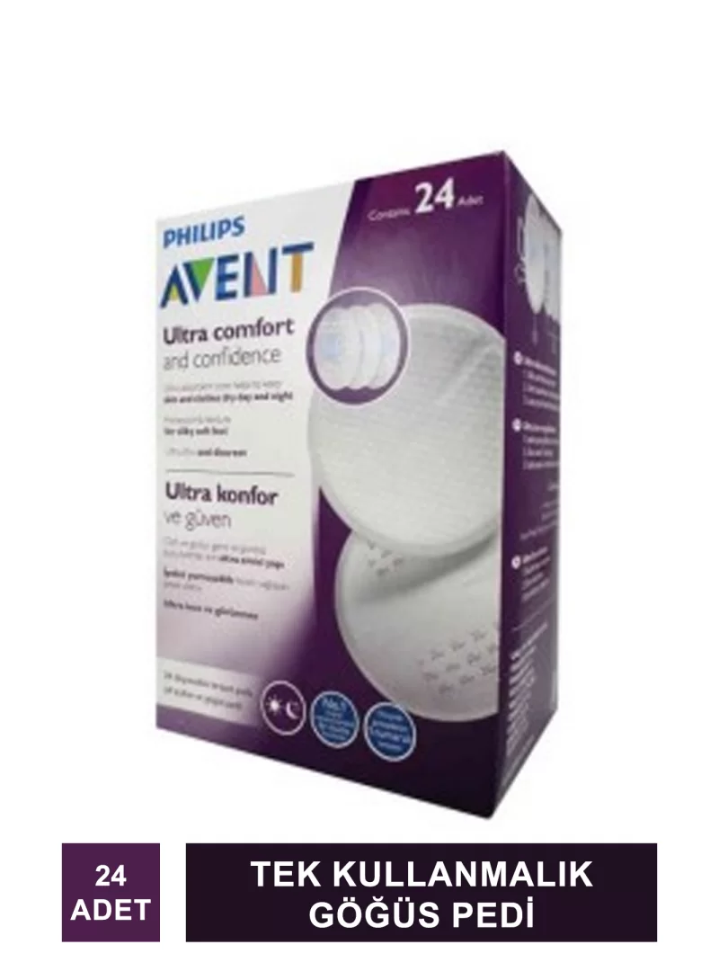 Philips Avent Tek Kullanmalık Göğüs Pedi 24 Adet