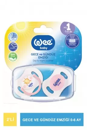 Wee Baby Gece ve Gündüz Emziği 2'li 0-6 Ay ( 152 )