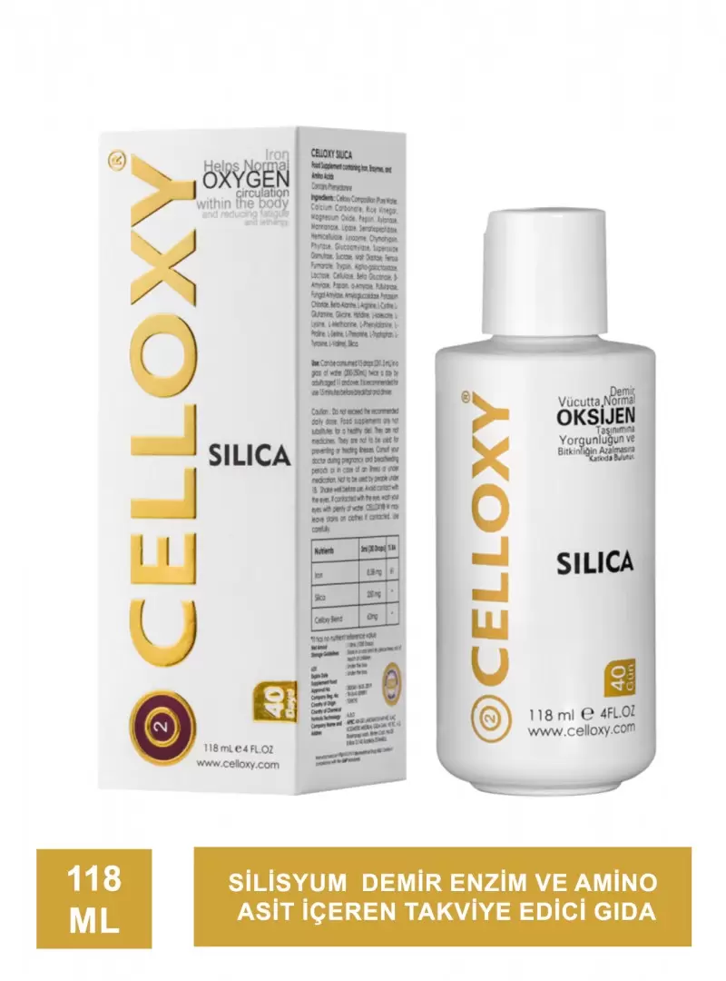 Celloxy Oksijen Silica 118 ml