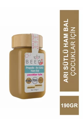 Beeo Up Propolis Arı Sütlü Ham Bal ( Çocuk ) 190 gr (S.K.T 09-2023)