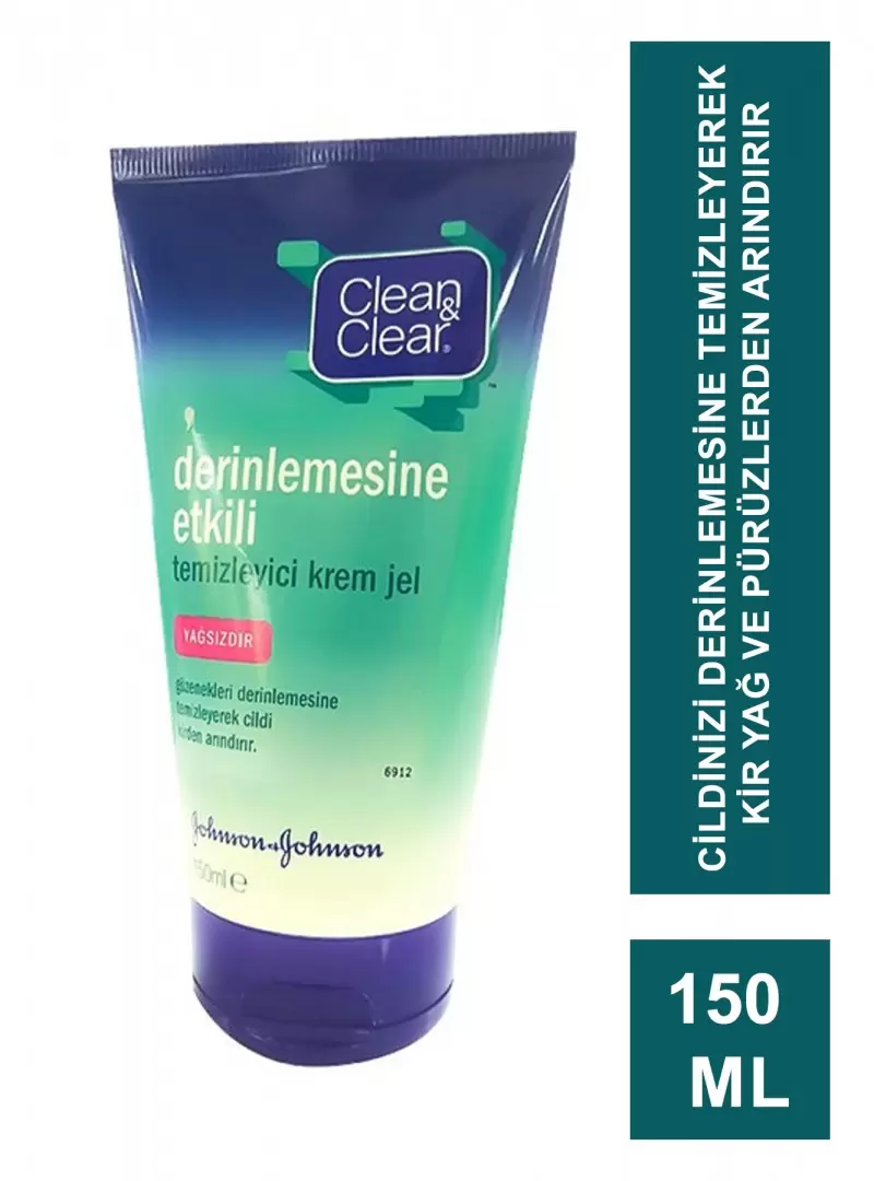 Clean & Clear Derinlemesine Etkili Temizleyici Krem Jel-150ml