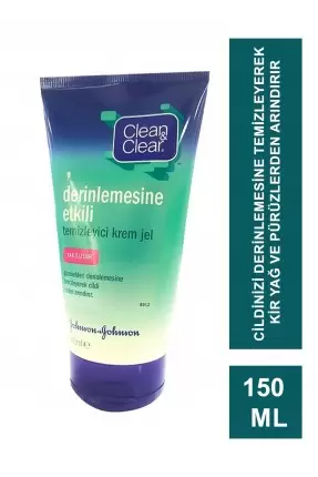 Clean & Clear Derinlemesine Etkili Temizleyici Krem Jel-150ml