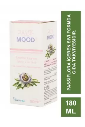 Passif Mood Şurup Passiflora Ekstraktı Takviye Edici Gıda 180ml