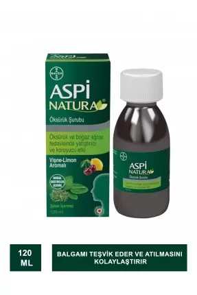 Aspi Natura Öksürük Şurubu 120 ml