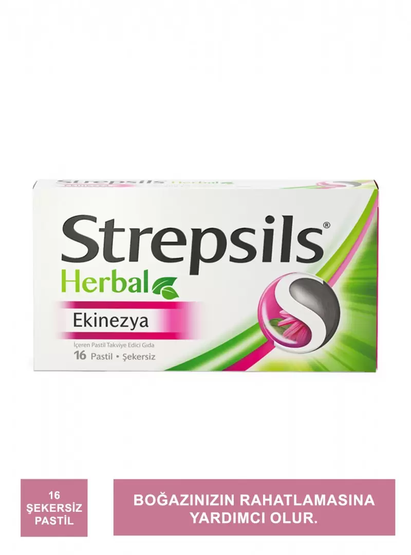 Strepsils Herbal Ekinezya 16 Pastil