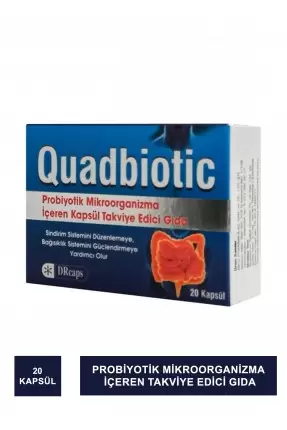 Quadbiotic Probiyotik 20 Kapsül