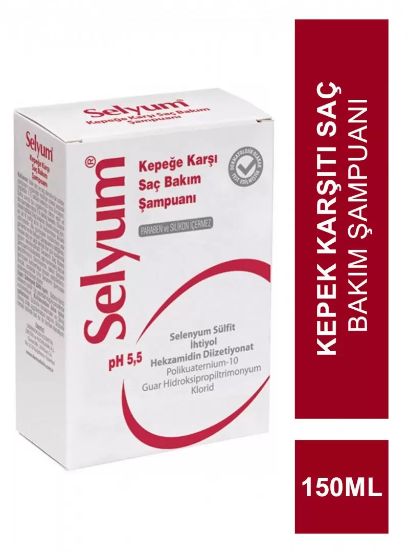 Selyum Anti-Dandruff Kepeğe Karşı Saç Bakım Şampuanı 150ml