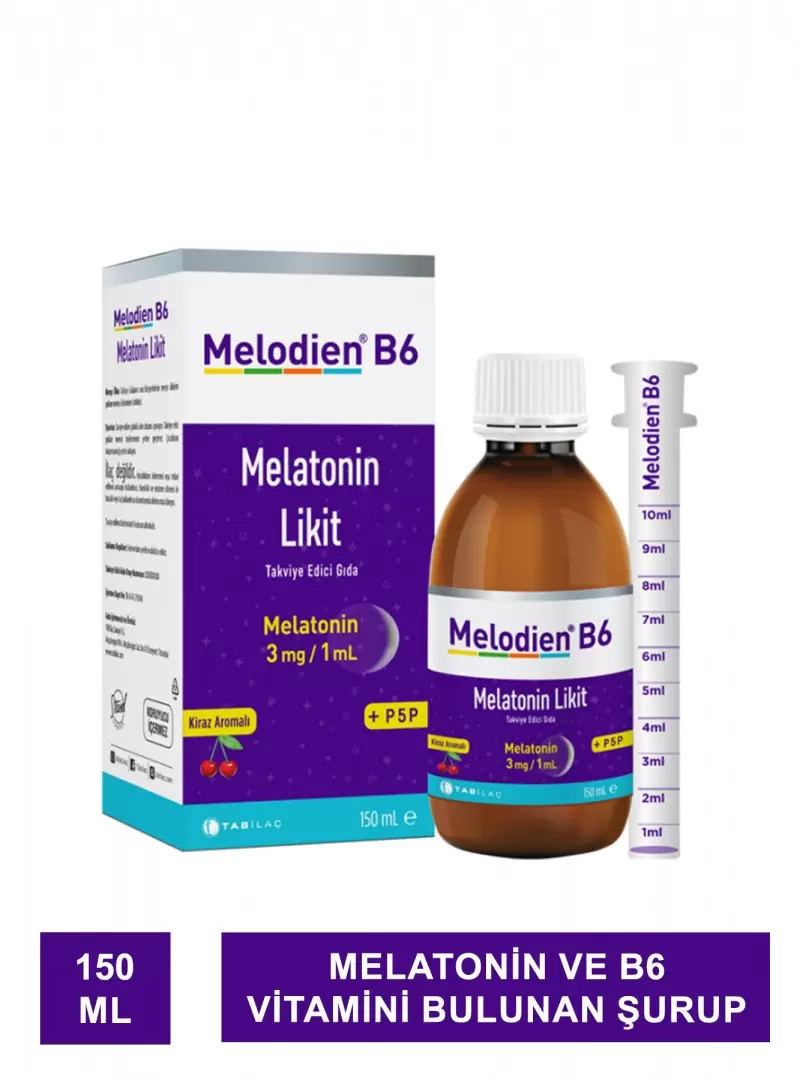 Melodien B6 Melatonin Likit 150 ml