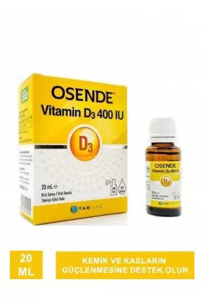 Osende Vitamin D3 400IU Damla Sprey 20ml