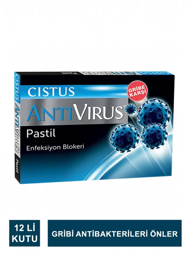 Cistus Antivirüs Pastil 10 Adet - 12li Kutu