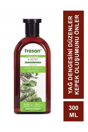 Tresan 6 Bitki Kepek Karşıtı Şampuan 300ml