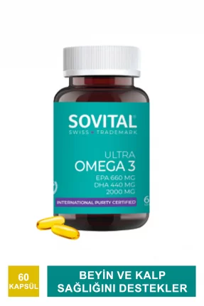 Sovital Ultra Omega 3 60 Kapsül