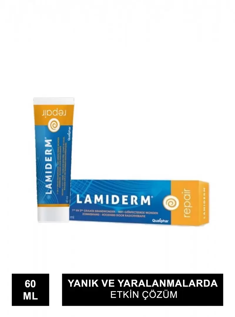 Lamiderm Yara ve Yanık Kremi 60 ml (S.K.T 08-2024)