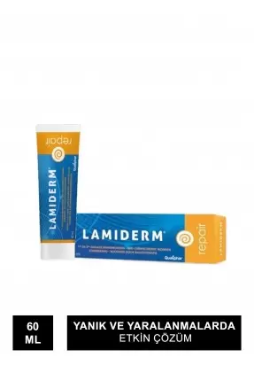 Lamiderm Yara ve Yanık Kremi 60 ml (S.K.T 08-2024)