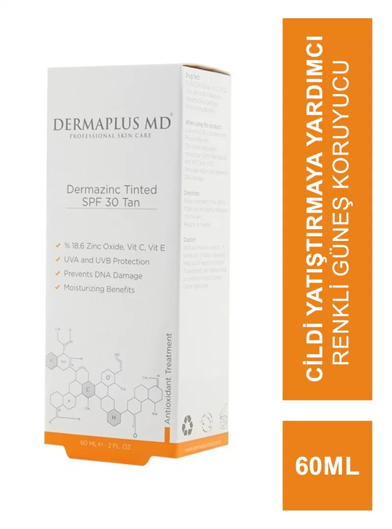 DermaPlus MD Dermazinc Tinted SPF 30 60 ml