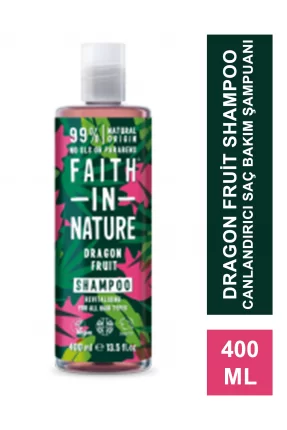 Faith In Nature Dragon Fruit Shampoo Canlandırıcı Saç Bakım Şampuanı 400 ml