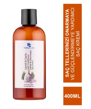 Hunca Care Defne & Sarımsaklı Saç Kremi 400 ml