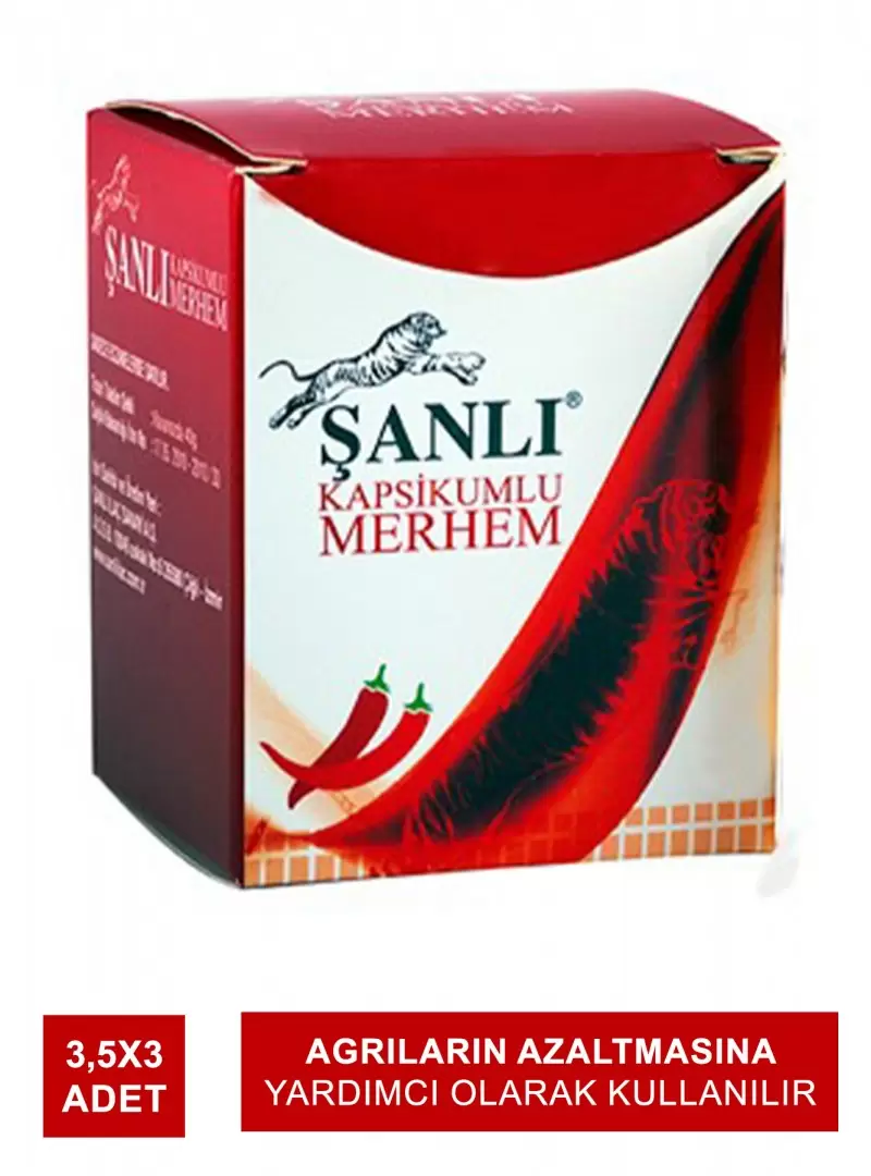 Şanlı Kapsikumlu Merhem 3,5 gr x 3 Adet