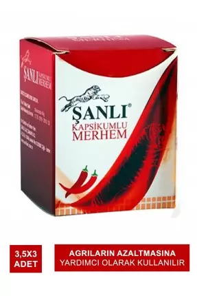 Şanlı Kapsikumlu Merhem 3,5 gr x 3 Adet