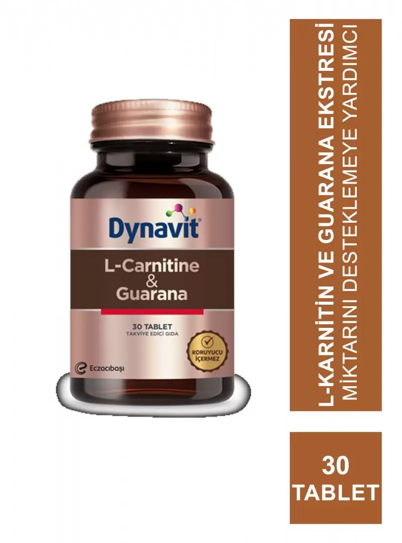 Dynavit L-Carnitine + Guarana 30 Tablet