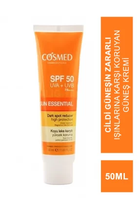 Cosmed Sun Essential Spf50 50 ml Lekeli Ciltler İçin Güneş Kremi