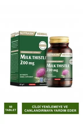 Nutraxin Milk Thistle 200 mg 60 Tablet